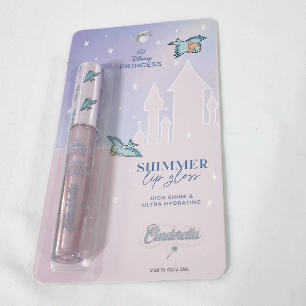 Disney Princess Cinderella Shimmer Lip Gloss, NEW